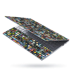 Circle Avengers Sticker Bomb Laptop Skin - View 3