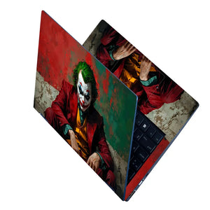 Dark Pop Culture Clown Portrait Laptop Skin - View 2