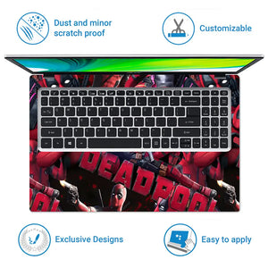 Deadpool Multiverse Madness Laptop Skin - View 5