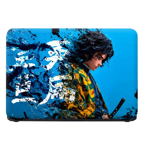 Demon Slayer Ink Splash Dissolve Laptop Skin - View 4