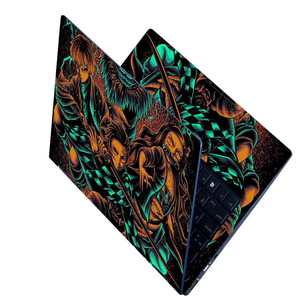 Demon slayer Laptop Skin - View 2