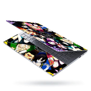 Demon Slayer Rengoku Fire Pillar Art Laptop Skin - View 3