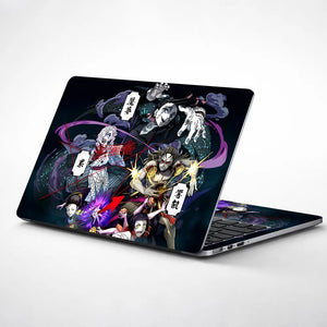 Demon Slayer Upper Rank Demon Vortex Laptop Skin - View 1