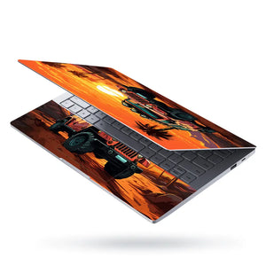 Desert Offroad Jeep Laptop Skin - View 3