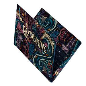 Doodle Daydreaming City Vintage Laptop Skin - View 2