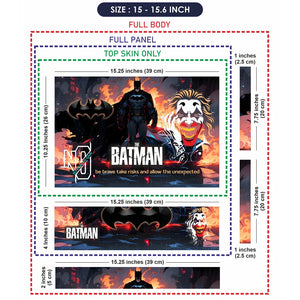 Universal Laptop Skin - Batman Dark Fire Poster