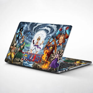 Laptop Skin - Dynamic Anime Adventure Stormy Sea