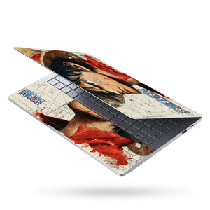 Laptop Skin - Dynamic Anime Pirate Adventure Red Intensity