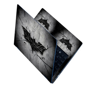 Universal Laptop Skin - Black Batman Abstract