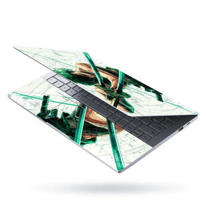 Universal Laptop Skin - Zoro One Piece Green