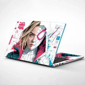 Universal Laptop Skin - Spider-Gwen Spider-Verse Pop Art