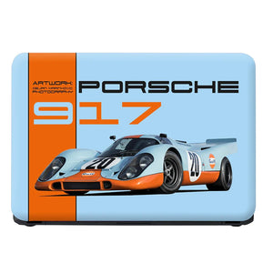 Universal Laptop Skin - Porsche 917 Orange