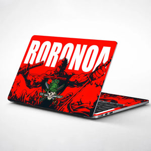 Laptop Skin - Dynamic Manga Warrior Red Fury