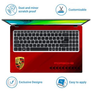Universal Laptop Skin - Porsche GT3 RS Racing Red