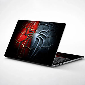 Universal Laptop Skin - Black Spider Red Black