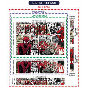 Universal Laptop Skin - Spiderman Comic Collage