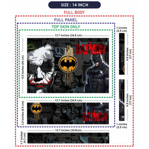 Universal Laptop Skin - The Batman & Joker