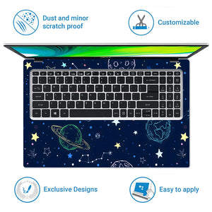 Universal Laptop Skin - Planet Space