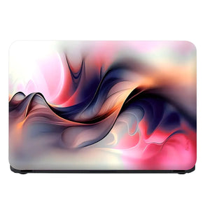 Laptop Skin - Fluid Abstract Waves Soft Pastel Hues