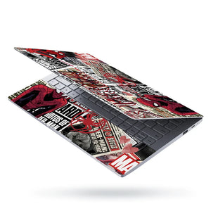 Universal Laptop Skin - Spiderman Comic Collage
