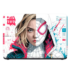 Universal Laptop Skin - Spider-Gwen Spider-Verse Pop Art