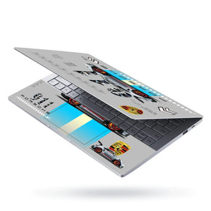Universal Laptop Skin - Porsche 911 GT3 Grey Art