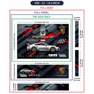 Universal Laptop Skin - Porsche 911 GT3 Turbo 50 Years