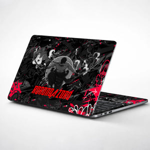 Laptop Skin - Roronoa Zoro Three Sword Graffiti