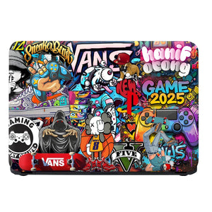 Laptop Skin - Vibrant Street Art Urban Culture Explosion