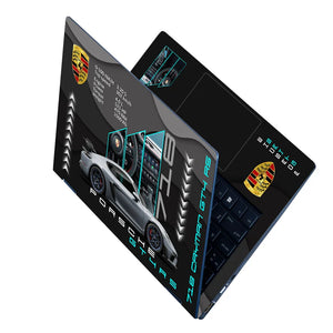 Universal Laptop Skin - Porsche 718 Cayman Style
