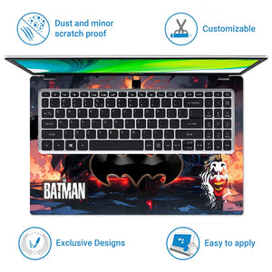 Universal Laptop Skin - Batman Dark Fire Poster