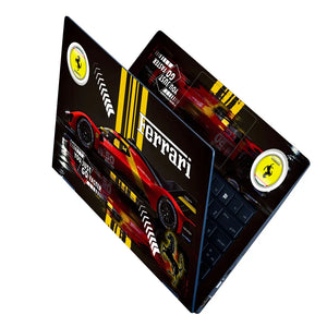 Universal Laptop Skin - Ferrari Speed Machine Red
