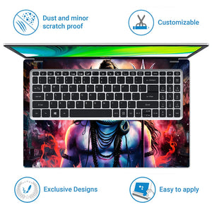 Universal Laptop Skin - Lord Shiva Cosmic Energy