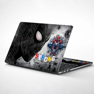 Laptop Skin - Dynamic Comic Spider-man Black Energy