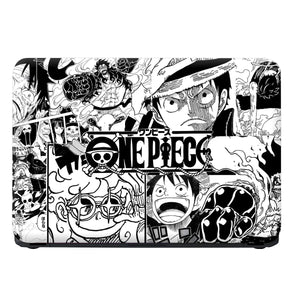 Laptop Skin - Black And White Manga Adventure Illustration