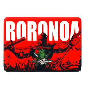 Laptop Skin - Dynamic Manga Warrior Red Fury