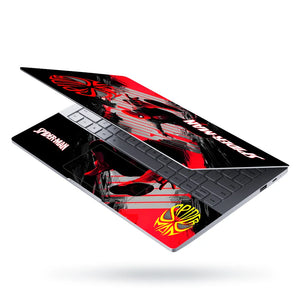 Laptop Skin - Spider-Man Action Pose Red Black Superhero