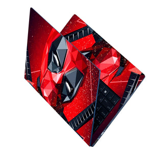 Universal Laptop Skin - Ninja Red Abstract