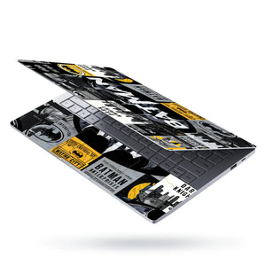 Universal Laptop Skin - Batman Collage in Yellow and Black Style
