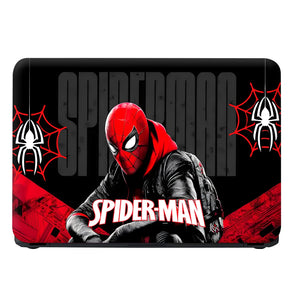 Laptop Skin - Spider-Man Dark Hoodie Superhero Comic Artwork