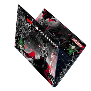 Laptop Skin - Never Settle Zoro Warrior Graffiti