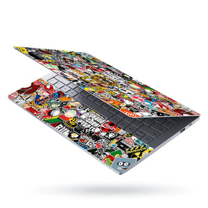 Universal Laptop Skin - Sticker Bomb Tiger