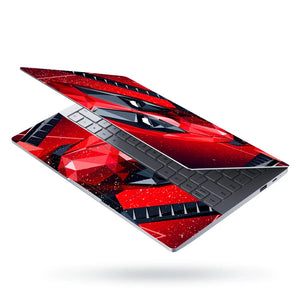 Universal Laptop Skin - Ninja Red Abstract