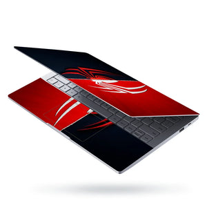 Universal Laptop Skin - Spider-Man Logo Red Black