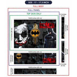 Universal Laptop Skin - The Batman & Joker