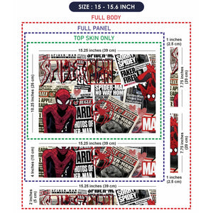 Universal Laptop Skin - Spiderman Comic Collage