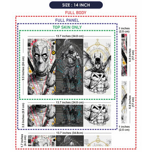 Universal Laptop Skin - Deadpool Wolverine Art