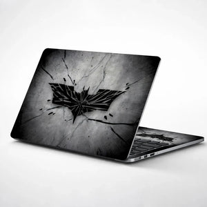 Universal Laptop Skin - Black Batman Abstract