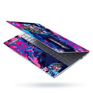 Laptop Skin - Vibrant Comic Superheroes Dynamic Action 1