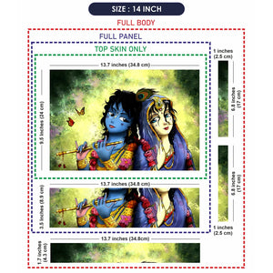 Universal Laptop Skin - Cute Radha Krishna
